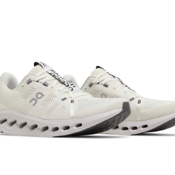 On Cloudsurfer White/Frost Mens Running Shoes Size 14 NEW 3MD10420664 main image 5